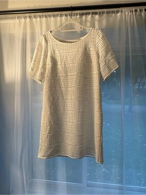 Gap Geometric Lace Dress